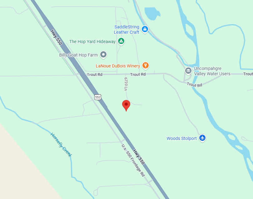 Waypoint West RV Park location map